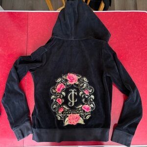 Juicy Couture Jacket with Pink and Gold Embroidery